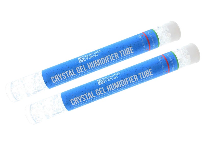 Essential Values 2 Pack Cigar Humidor Packets, Tubes - Humidifier Crystals, Beads - Keeps Humidity at 70% in Cigar Box with PG Infused Gel Protects up to 25 Cigars - Perfect for Travel - Image 2